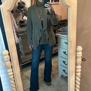 Zara draped  Jacket blazer